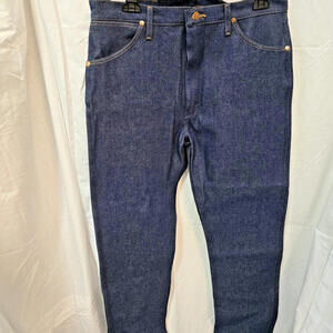 Vtg Wrangler PRO RODEO Orig Fit Cowboy Cut Mens 36x36 Heavyweight Blue Jeans NWT